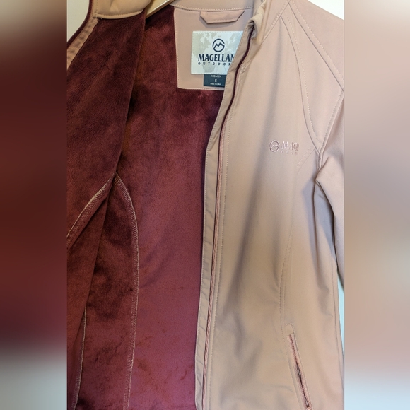 Magellan Soft Shell Jacket, Dusty Pink- Women's Small - Picture 3 of 8